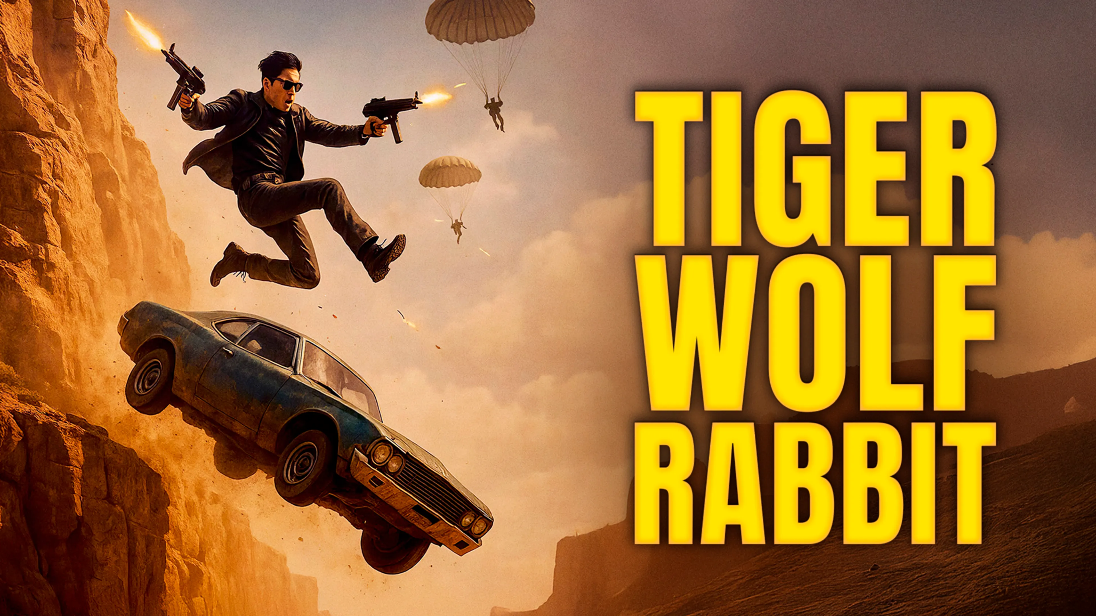 Tiger Wolf Rabbit poster